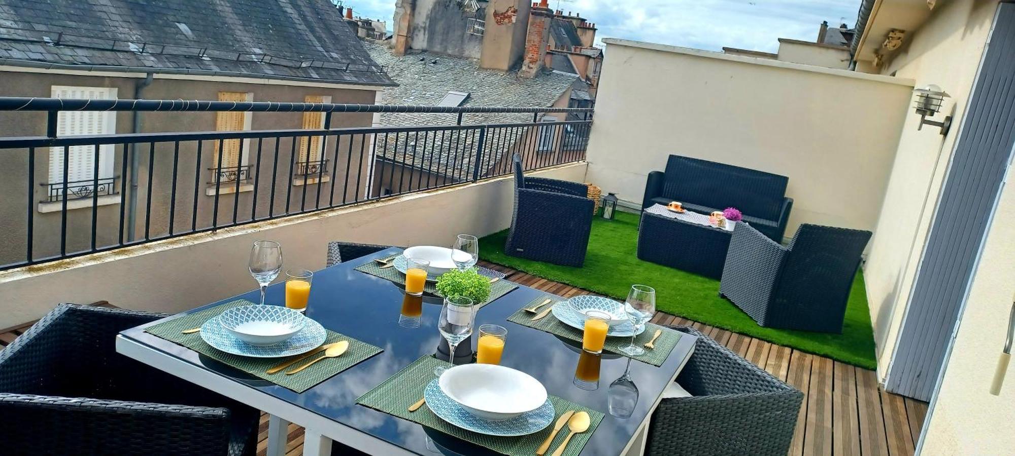 דירות רודז La Terrasse De St Amans מראה חיצוני תמונה